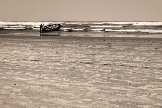 Vie au bord de l'oc&eacute;an &agrave; Dakar au S&eacute;n&eacute;gal