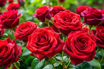 red roses flower