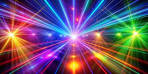 Fototapeta premium Dynamic Laser Effect Background for Captivating Candid Photography, Ideal for Creative Projects, Events, and Visual Art Displays