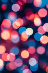 Abstract Colorful Bokeh Lights Background Image