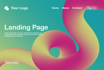 Background Abstract Landing Page