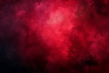 Fototapeta premium Abstract red watercolor background with dark grunge texture and smoke , distressed vintage. dark maroon background, dark crimson texture, banner 