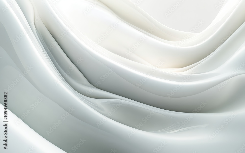 Poster smooth abstract background with flowing shapes creating a calming atmosphere ideal for use in modern