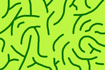 Melon skin background. Green randomly stroke for wallpaper. Biotics pattern. Green colored Turing. Abstract eutrophication or algae theme
