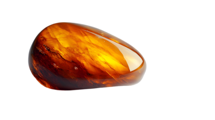 Amber Gemstone Closeup Photo
