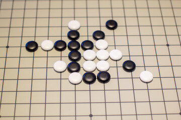 a close up of a board with the number 1 on it