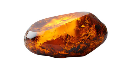 Amber Gemstone 3D Render