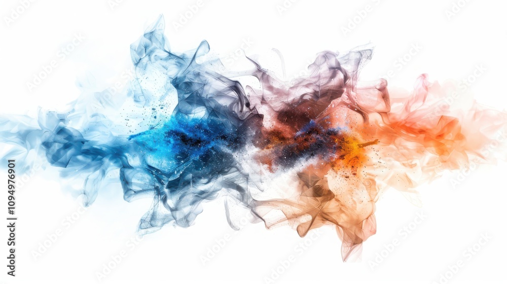 Poster visualizing algorithmic cellular mutation patterns in quantum biology a soft technological aesthetic