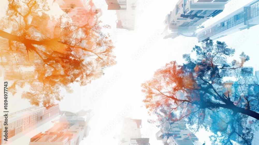 Poster visualizing algorithmic urban planning optimizing geometric street networks in a perfect mathematica