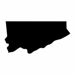 Toronto map city silhouette image