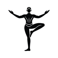 "A Body Balance Vector Illustration"