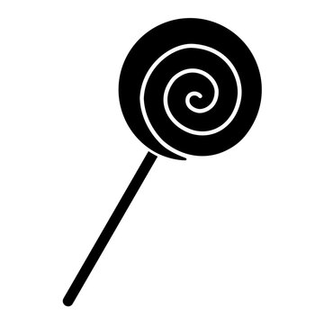 recommend clip art: Lollipop candy icon. Vector image