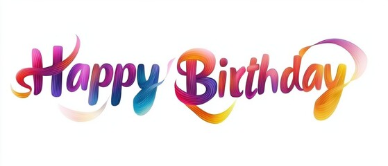 Colorful celebration happy birthday banner design festive decor setting home environment vibrant viewpoint joyful concept for memorable events