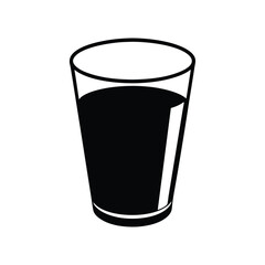 Water Glass Vector Illustration