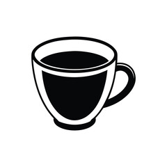 Elegant Coffee Cup Vector Illustration for Cafes and Branding