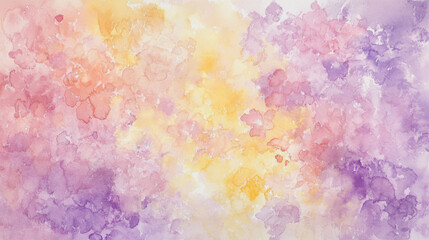 Fototapeta premium Plain watercolor background of large washes in neutral colors for graphic design or wallpaper.