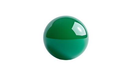 Green Sphere 3D Render -  Abstract Background