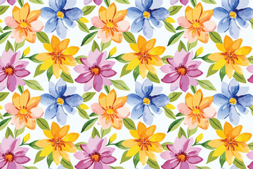 Watercolor Floral Background: Soft and Elegant Artistic Design