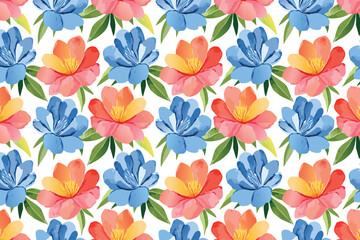 Watercolor Floral Background: Soft and Elegant Artistic Design