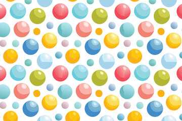 Pastel colored soft balls background. Colorful balls background for kids zone or children's playroom