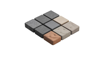 Obraz premium High-Strength, Lightweight Five-Star Shaped Paver Blocks with Edge Detailing