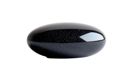 Shiny Black Gemstone Illustration