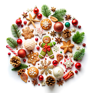 a christmas theme with a gingerbread man and a gingerbread man on the top3