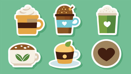 Charming Coffee Cups Celebrating Caffeine Culture