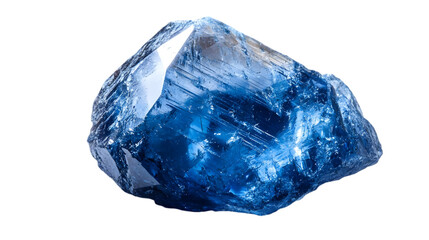 Obraz premium Blue Gemstone Crystal Close-up