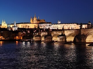 the city view of Prague, Czech Republic