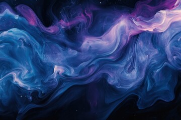 Fototapeta premium Colorful Abstract Swirling Space Background