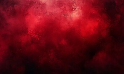  Abstract red watercolor background with dark grunge texture and smoke , distressed vintage. dark maroon background, dark crimson texture, banner 