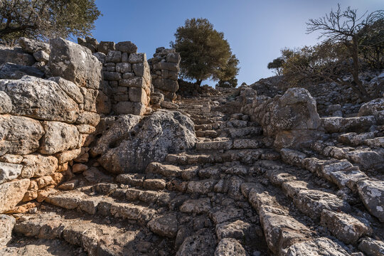 Ancient site of lato near Kritsa