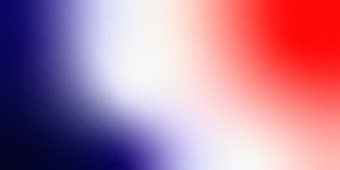 New Colorful Gradient Against Soft, Pastel Background. abstract red white blue tricolor flag gradient background . gradient background with grainy texture, Smooth transitions of iridescent colors,
