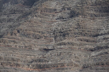 View on Famara cliffs from the ferry, La Graciosa, canary islands, lanzarote, volcanic rocks, november 2024, holiday, nature, mountain, volcanic island, wild birds