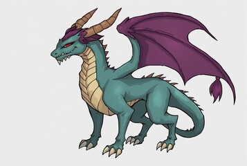 Stylized representation of a mythical creature Fantastical and u