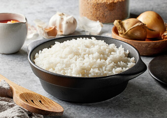 bowl of boiled rice
