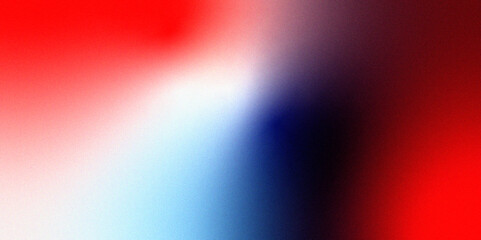  New Colorful Gradient Against Soft, Pastel Background. abstract red white blue tricolor flag gradient background . gradient background with grainy texture, Smooth transitions of iridescent colors,