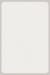 Blank white card design. Simple white card template; ideal for invitations, announcements, or minimalist designs.  Clean and elegant.