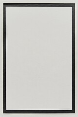 Fototapeta premium Grey frame background. Minimalist grey textured backdrop with a black border. Perfect for presentations or invitations. Simple elegance.