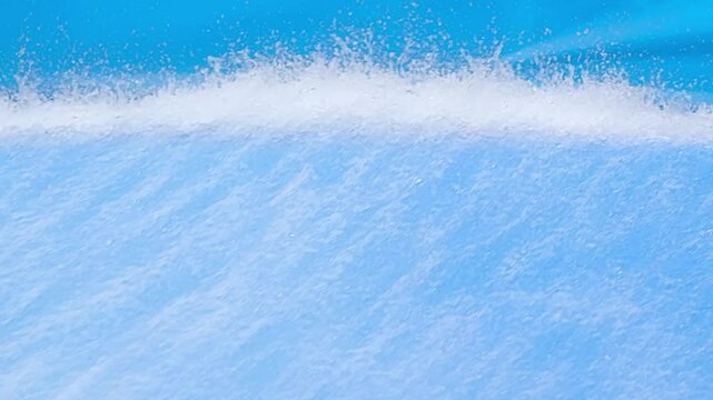 Wave stimulator in a water amusement park close-up. Sports, entertainment and recreation concept.