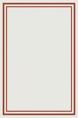 Red border frame design. Elegant red frame, ideal for certificates, invitations, or adding a classic touch to your designs.  Simplicity and sophistication.