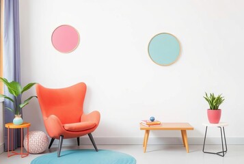 Color Flair A playful modern color scheme with a pop of color an