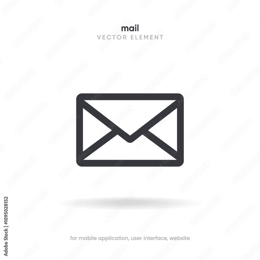 Aufkleber new message notification concept on realistic smartphone mockup. new email pop up. incoming, open me