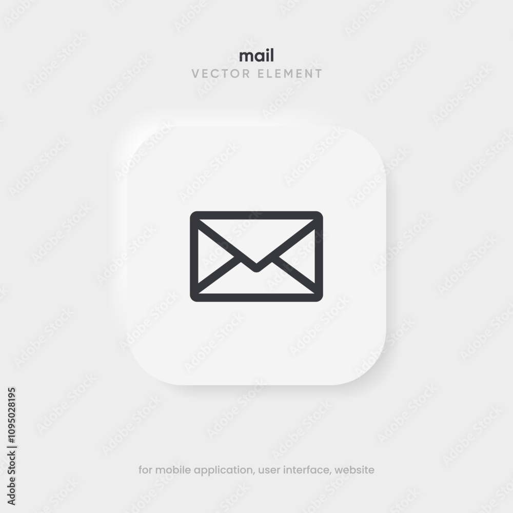Aufkleber new message notification concept on realistic smartphone mockup. new email pop up. incoming, open me