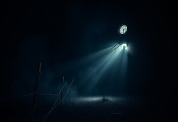 Echoes in the Dark A surreal ghostly presence lingers in the sha