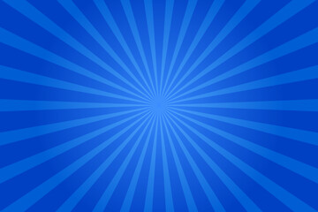 Blue sunburst pattern shape. Sunburst background. Radial rays. Summer social banner. Vector Illustration EPS10.