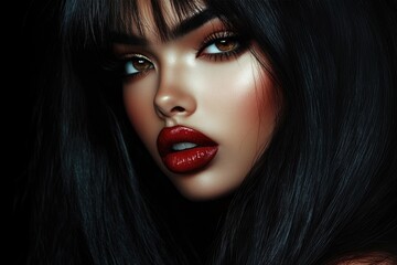 Fototapeta premium fashion, art, and beauty portrait images