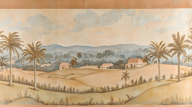 A colonial-era advertisement promoting products from the colonized territories. 