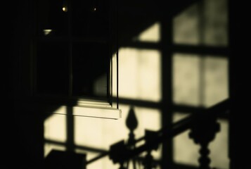 Slow Shutter Street Light Shadows Shadows cast through windows c